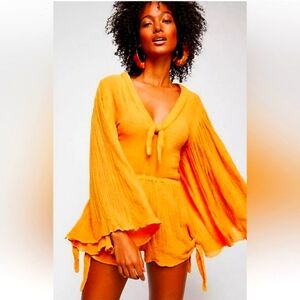 Vintage Jen's Pirate Booty Orange Jumpsuit